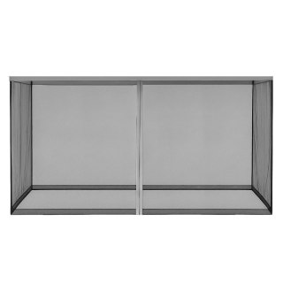 Moskitiera do pawilonu ogrodowego 3x4 m siatka z zamkami błyskawicznymi MultiGarden