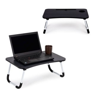 Podstawka pod laptopa stolik do łóżka 60x40 cm czarna ModernHome