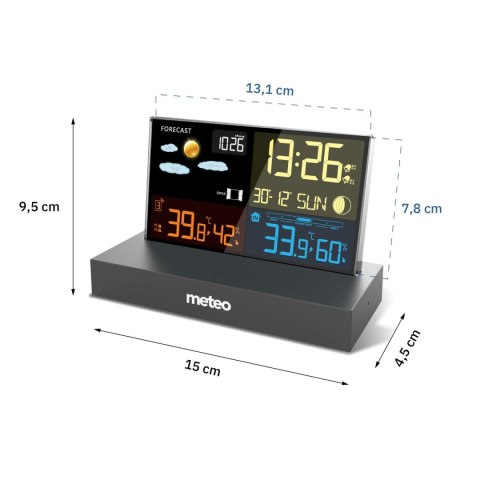 STACJA POGODOWA METEO SP110C Z DCF CZARNA STACJA POGODOWA METEO SP110C Z DCF CZARNA