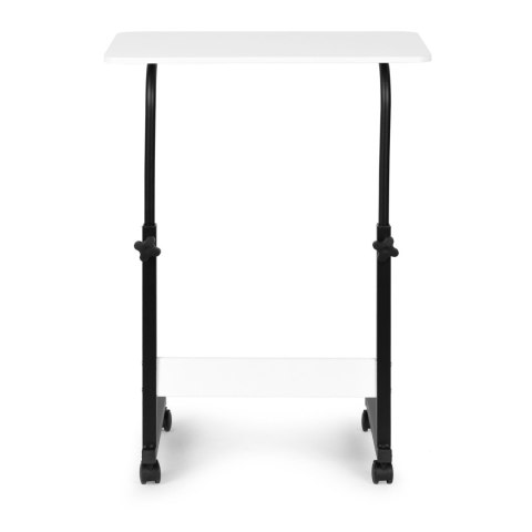 STOLIK POD LAPTOPA Z KÓŁKAMI BIURKO DOSTAWIANE DO FOTELA KANAPY BIAŁY MODERNHOME