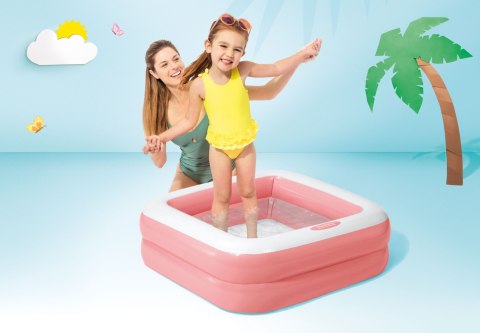 BASEN BRODZIK DLA DZIECI POMPOWANY 57100 JASNY RÓŻ - INTEX BASEN BRODZIK DLA DZIECI POMPOWANY 57100 JASNY RÓŻ - INTEX