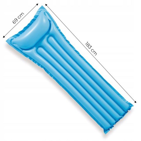 DMUCHANY MATERAC DO PŁYWANIA 183X69 CM NIEBIESKI - 59703 INTEX DMUCHANY MATERAC DO PŁYWANIA 183X69 CM NIEBIESKI - 59703 INTEX