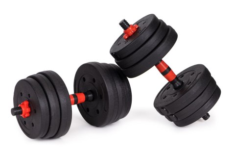 HANTLE REGULOWANE 2 X 10KG SZTANGA ZESTAW 20KG GRYF