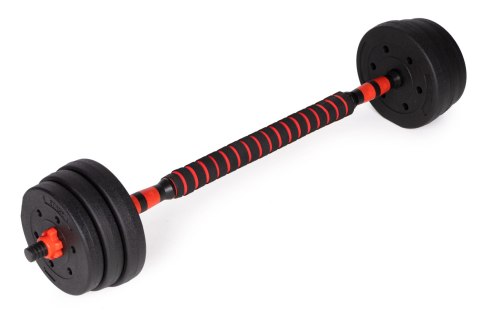 HANTLE REGULOWANE 2 X 20 KG SZTANGA ZESTAW 40 KG GRYF