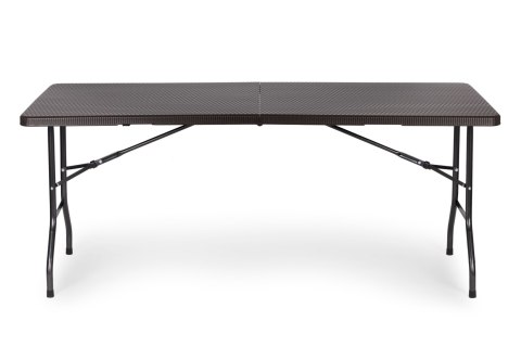 STÓŁ CATERINGOWY BANKIETOWY OGRODOWY SKŁADANY 180CM RATAN MODERNHOME