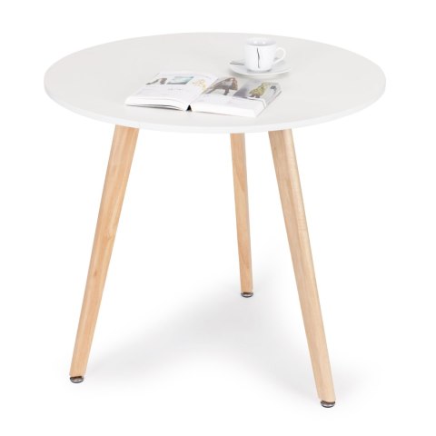 STÓŁ STOLIK NOWOCZESNY DREWNIANY DO SALONU KUCHNI 80 CM STÓŁ STOLIK NOWOCZESNY DREWNIANY DO SALONU KUCHNI 80 CM