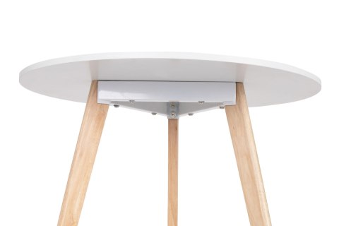 STÓŁ STOLIK NOWOCZESNY DREWNIANY DO SALONU KUCHNI 80 CM STÓŁ STOLIK NOWOCZESNY DREWNIANY DO SALONU KUCHNI 80 CM
