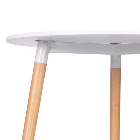 STÓŁ STOLIK OKRĄGŁY 80CM NOWOCZESNY DO SALONU KUCHNI JADALNI SALONU MODERNHOME STÓŁ STOLIK OKRĄGŁY 80CM NOWOCZESNY DO SALONU KUCHNI JADALNI SALONU MODERNHOME