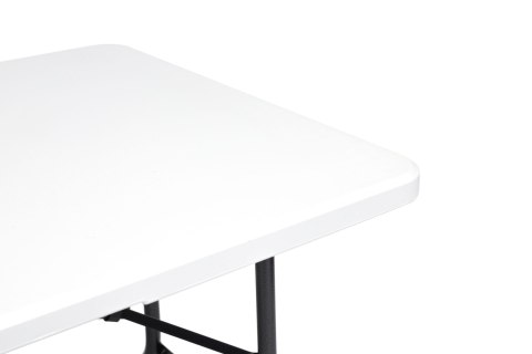 ZESTAW CATERINGOWY STÓŁ BANKIETOWY 180CM 2 ŁAWKI BIAŁY MODERNHOME