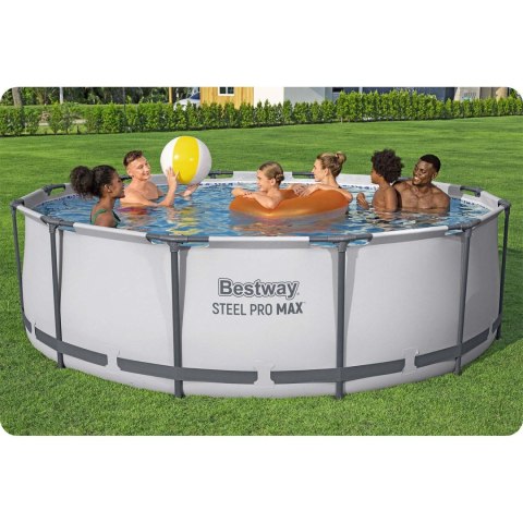 BASEN OGRODOWY STELAŻOWY 366 X 122 CM 18W1 BESTWAY 56420 + MASZYNKA DO BANIEK GRATIS