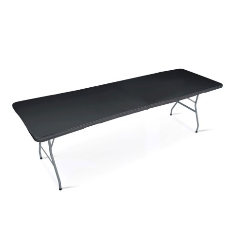 Stół cateringowy ogrodowy składany 244 cm Plonos czarny Stół cateringowy ogrodowy składany 244 cm Plonos czarny