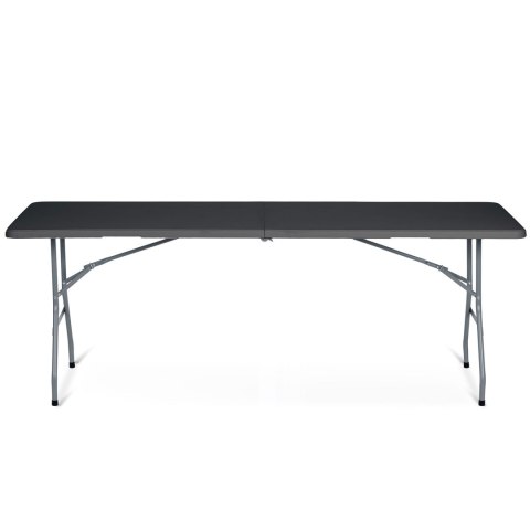 Stół cateringowy ogrodowy składany 244 cm Plonos czarny Stół cateringowy ogrodowy składany 244 cm Plonos czarny