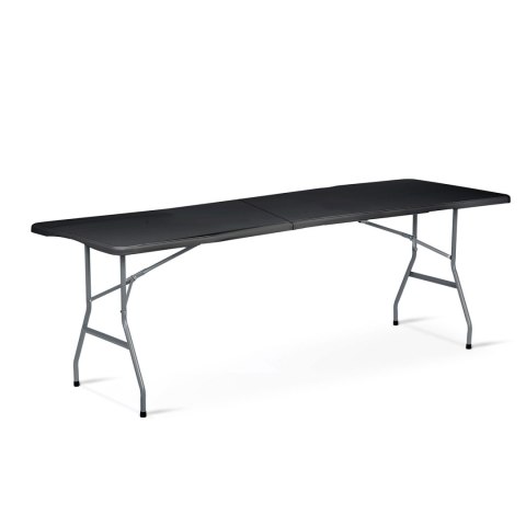 Stół cateringowy ogrodowy składany 244 cm Plonos czarny Stół cateringowy ogrodowy składany 244 cm Plonos czarny