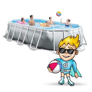 Basen prostokątny 503x274x122cm 21w1 Intex 26796