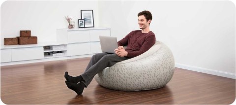 Fotel dmuchany pufa Bestway 75052 szary Fotel dmuchany pufa Bestway 75052 szary