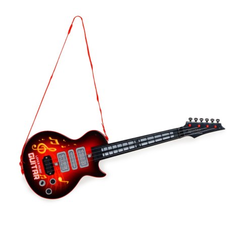 Gitara dla dzieci elektryczna z nauką gry na gitarze podczerwień melodie czerwona Gitara dla dzieci elektryczna z nauką gry na gitarze podczerwień melodie czerwona