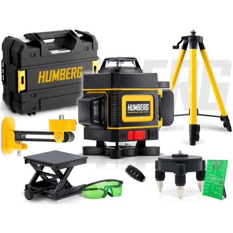 Laser krzyżowy w walizce + statyw Humberg HM-172 Laser krzyżowy w walizce + statyw Humberg HM-172