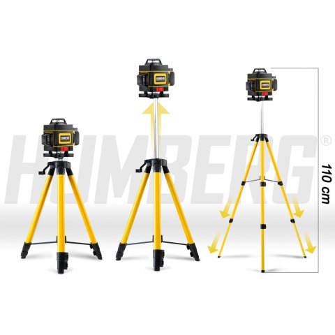 Laser krzyżowy w walizce + statyw Humberg HM-172 Laser krzyżowy w walizce + statyw Humberg HM-172