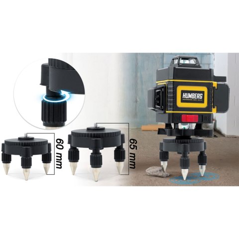Laser krzyżowy w walizce + statyw Humberg HM-172 Laser krzyżowy w walizce + statyw Humberg HM-172