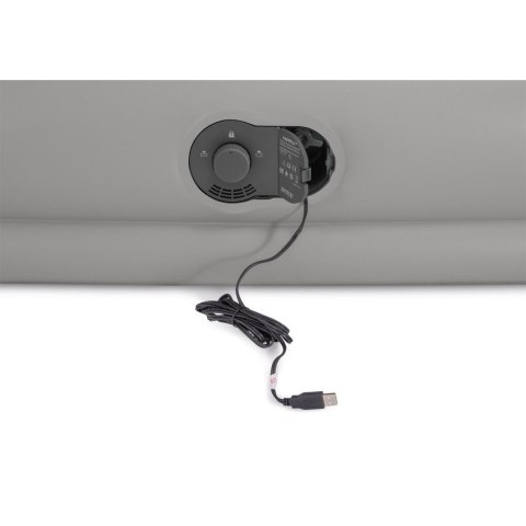 Materac dmuchany 191x 99x30cm z wbudowaną pompką elektryczną INTEX 64112