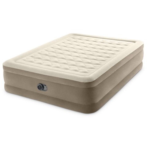 Materac dmuchany dwuosobowy 203x152 cm z wbudowaną pomką INTEX 64428