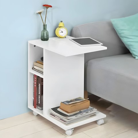Stolik kawowy szafka nocna na kółkach organizer ModernHome Stolik kawowy szafka nocna na kółkach organizer ModernHome