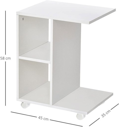 Stolik kawowy szafka nocna na kółkach organizer ModernHome Stolik kawowy szafka nocna na kółkach organizer ModernHome