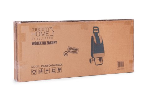 Wózek na zakupy torba 25 litrów na kółkach metalowy stelaż gumowe koła ModernHome Wózek na zakupy torba 25 litrów na kółkach metalowy stelaż gumowe koła ModernHome