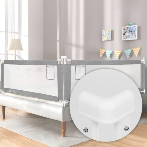 Barierka ochronna na łóżko 180 cm osłona zabezpieczenie dla dzieci ECOTOYS