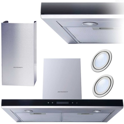 Okap kuchenny kominowy 60 cm Berdsen BE-60A-T2 INOX Okap kuchenny kominowy 60 cm Berdsen BE-60A-T2 INOX