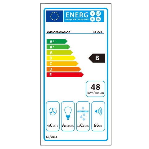 Okap kuchenny wyspowy 90 cm Berdsen BT-224