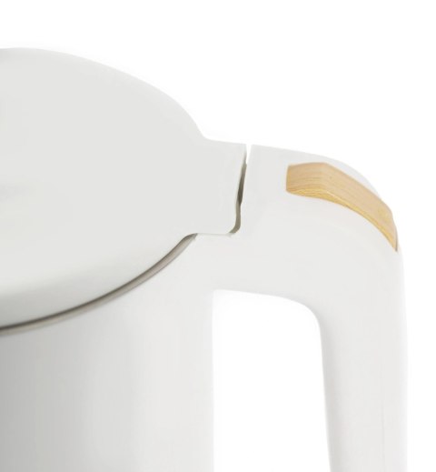 Czajnik elektryczny bezprzewodowy turystyczny 1500 W 1.2 l obrotowy biały