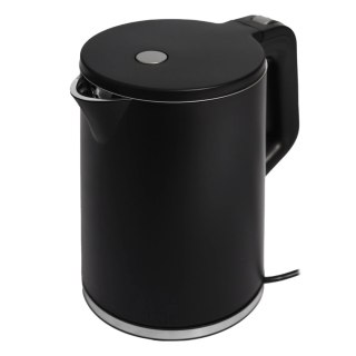 Czajnik elektryczny bezprzewodowy turystyczny 1500 W 1.2 l obrotowy czarny