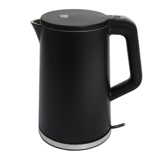 Czajnik elektryczny bezprzewodowy turystyczny 1500 W 1.7 l obrotowy czarny