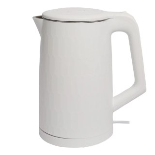 Czajnik elektryczny bezprzewodowy turystyczny 1500 W 1.8 l obrotowy biały