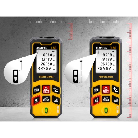 Dalmierz laserowy 60 m Humberg HM-173