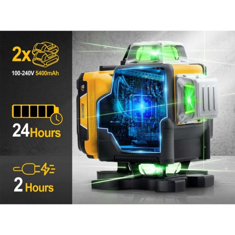 Laser krzyżowy w walizce + statyw Humberg HM-171