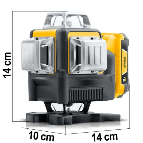 Laser krzyżowy w walizce + statyw Humberg HM-171