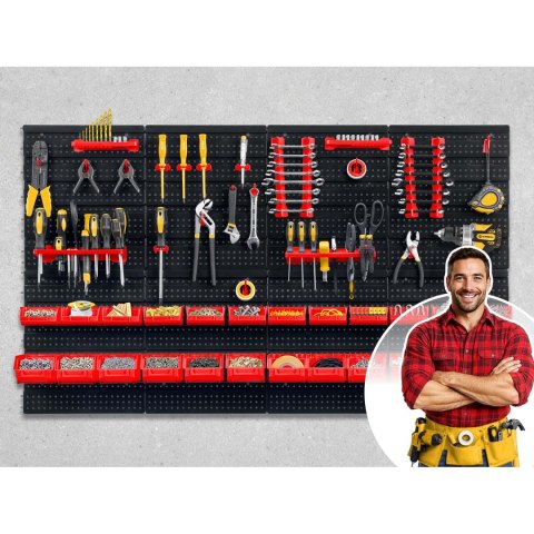 Tablica narzędziowa warsztatowa 128 x 76 cm Humberg HM-580