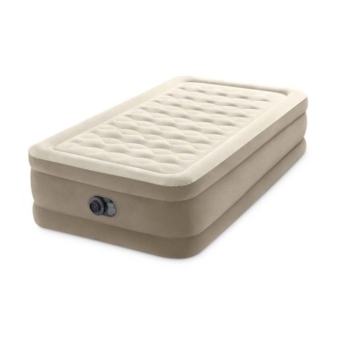 Materac dmuchany jednoosobowy 191x99x46 cm z wbudowaną pompką elektryczną łóżko INTEX 64426