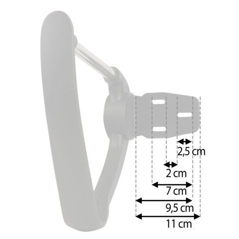 Podłokietniki do fotela Sydney II czarne 2szt