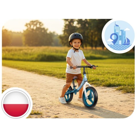 Rowerek biegowy dla dzieci Ricokids Fun Adventure