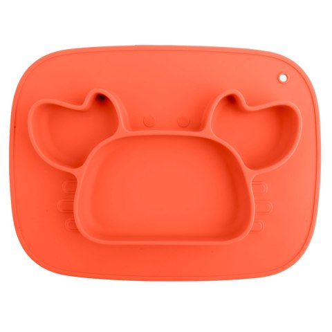 Talerzyk dla dzieci silikonowy do karmienia krab Ricokids