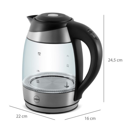 CZAJNIK ELDOM C520 Z REGULACJĄ TEMPERATURY 1,8 L CZAJNIK ELDOM C520 Z REGULACJĄ TEMPERATURY 1,8 L