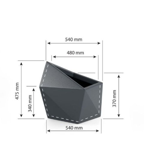 DESIGNERSKA DONICA MONUMO ASTRO BIAŁA