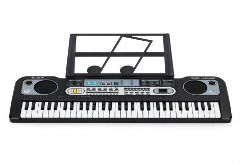 DUŻY KEYBOARD PIANINO Z MIKROFONEM DLA DZIECI + ZASILACZ