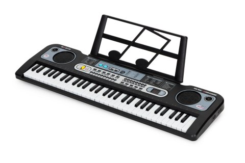 DUŻY KEYBOARD PIANINO Z MIKROFONEM DLA DZIECI + ZASILACZ