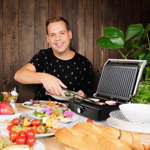 GRILL KONTAKTOWY GK170 SVAD ELDOM SKŁADANY GRILL ELEKTRYCZNY GRILL KONTAKTOWY GK170 SVAD ELDOM SKŁADANY GRILL ELEKTRYCZNY