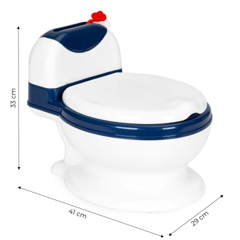 NOCNIK TOALETA Z WYJMOWANYM WKŁADEM SEDES DLA DZIECI ZAMYKANY ZE SZCZOTKĄ ECOTOYS