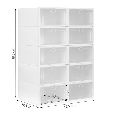 SZAFKA MODUŁOWA NA BUTY ORGANIZER - TWORZYWO